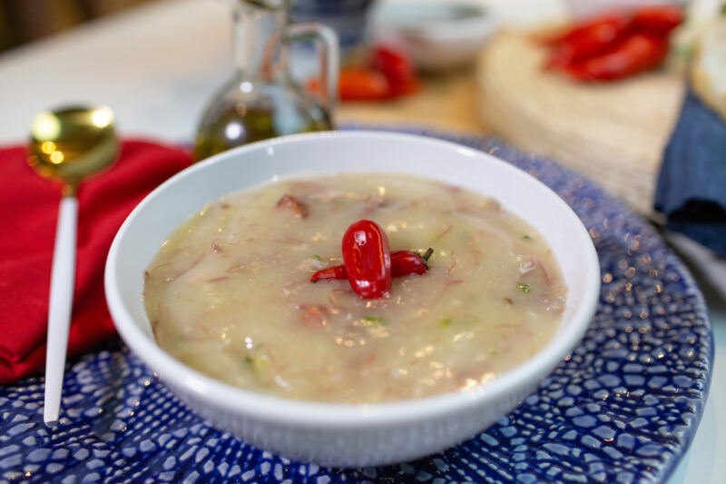 Caldo de Mandioca c/ Carne Seca (450ml)