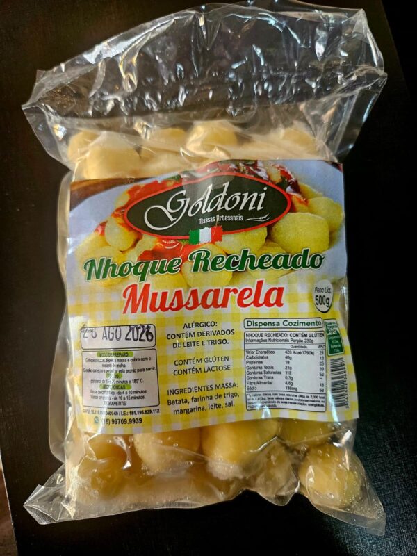 Nhoque Recheado c/ Mussarela (500g)