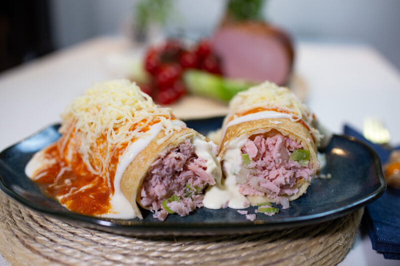 Panquecão de Peito de Peru c/ Alho Poró (400g)
